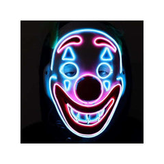 Neon Light Clown Mask