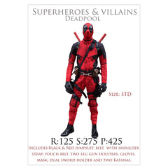 High End Purchase- Superheroes Vs Villains Deadpool -STD