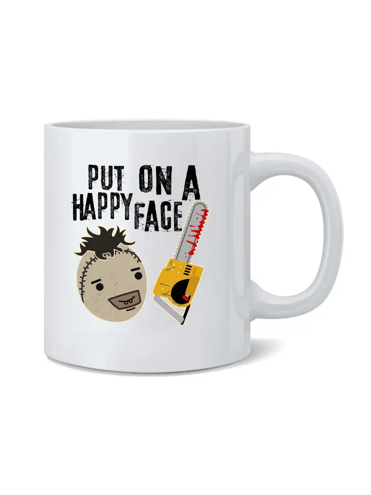 Put on a Happy Face Horror Mug