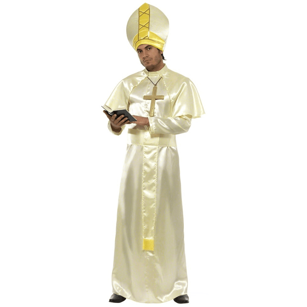 Gold Pope Adult Costume in Medium
