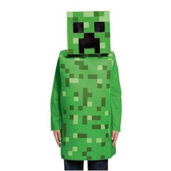 Classic Minecraft Creeper Childs Costume with Mask