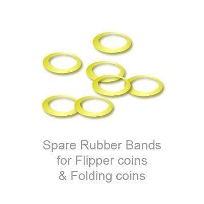 Spare Rubber Bands for Flipper & Folding Coins
