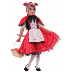 Little Red Riding Wolf Child Costume