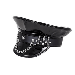Black Bullet Star Police Hat