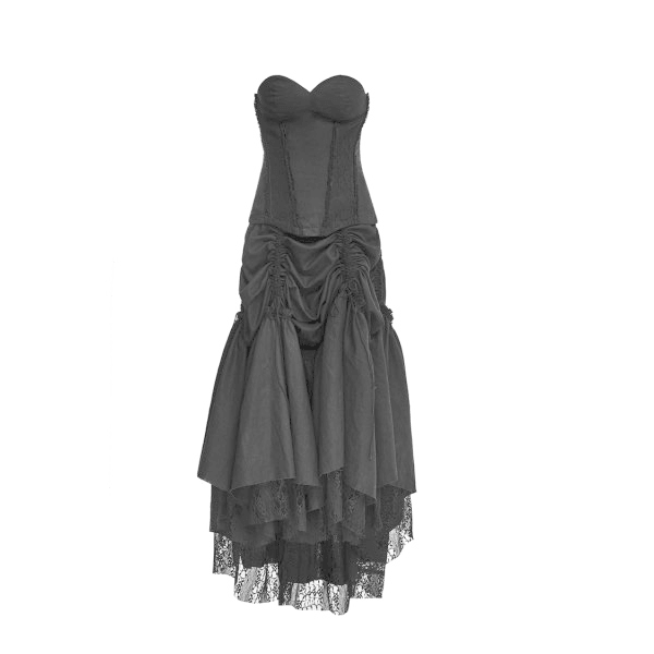Lined Lace Gothic Dress
