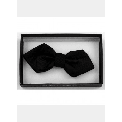 Black Diamond Shape Bow Tie