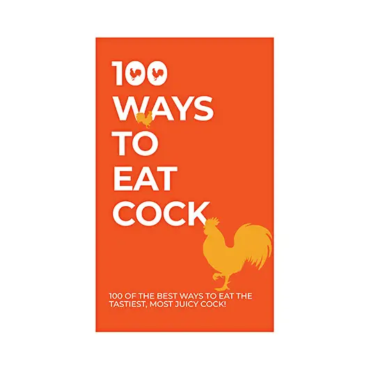 100 Ways to Eat Cock Recipe Cards