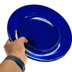 SMASHProps Breakaway Large Dinner Plate - COBALT BLUE translucent - Cobalt Blue,Translucent