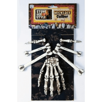 Voodoo Necklace - Hand/Bones