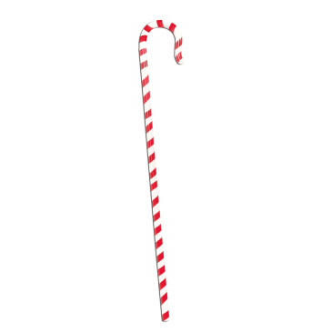 Plastic Candy Cane Walking Stick Adult Costume Accessory