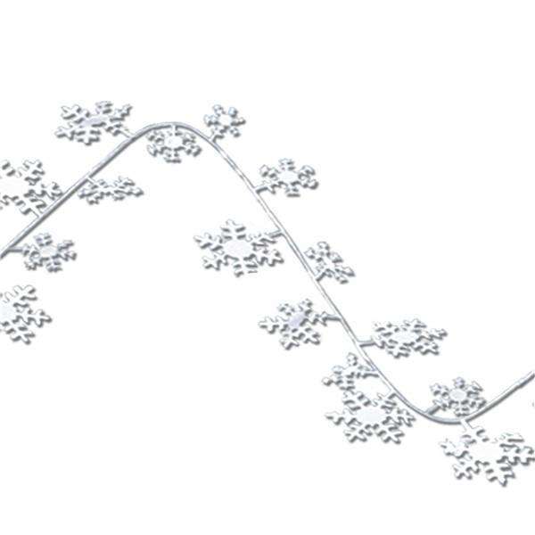 Gleam 'N Flex Winter Snowflake Garland 25'