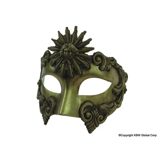 Venetian Mask with Sun Decal