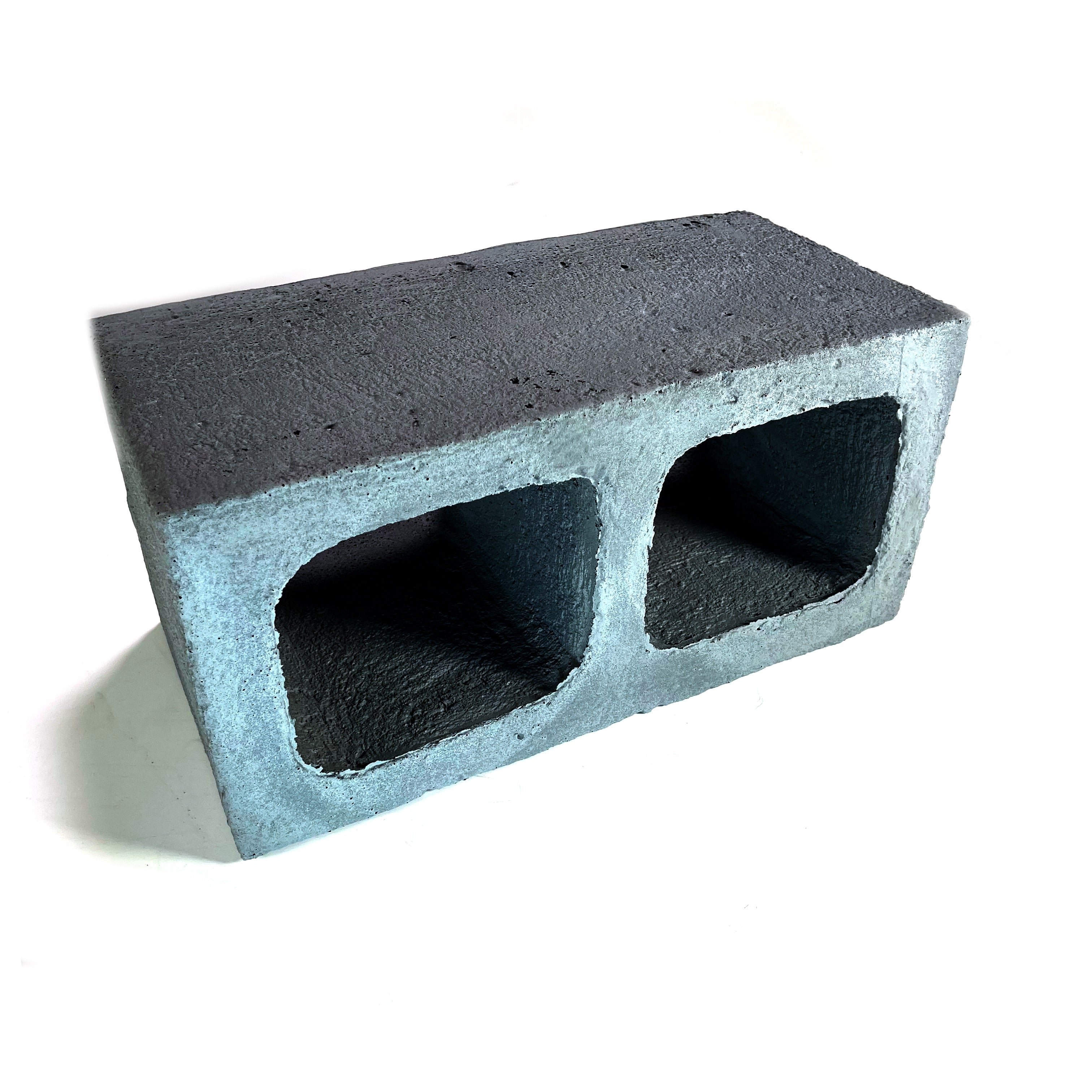 Flexible Soft Urethane Foam Rubber Cement Cinder Block Replica Prop - GREY