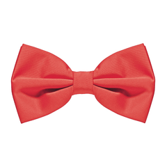 Coral Pink Bow Tie
