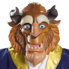 Deluxe Beauty and the Beast Beast Vinyl Mask