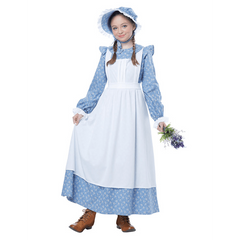 Pioneer Girl 19th Century Historical Kids Costume