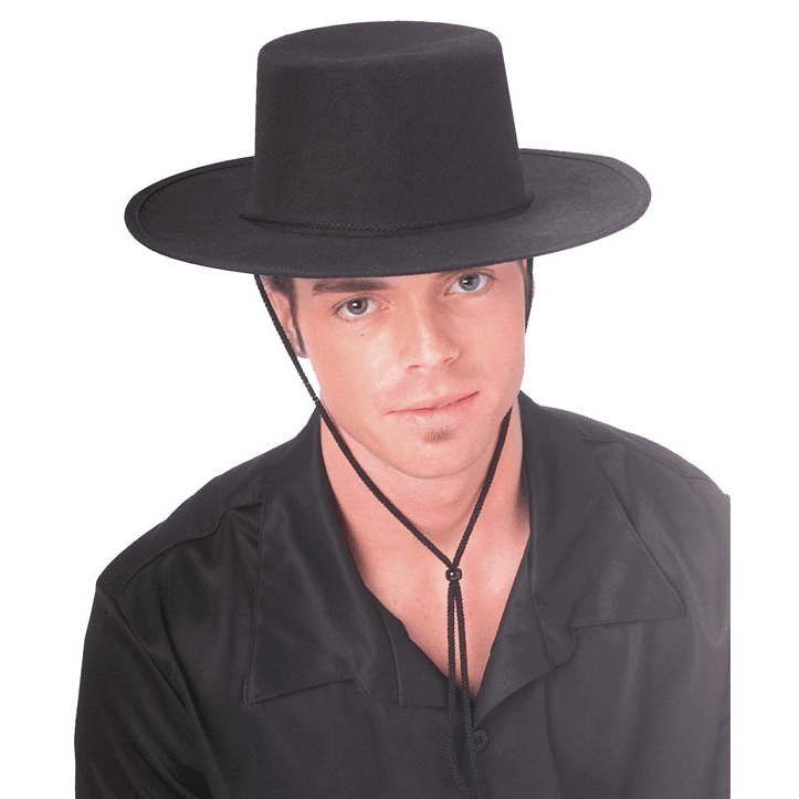 Deluxe Black Spanish Hat