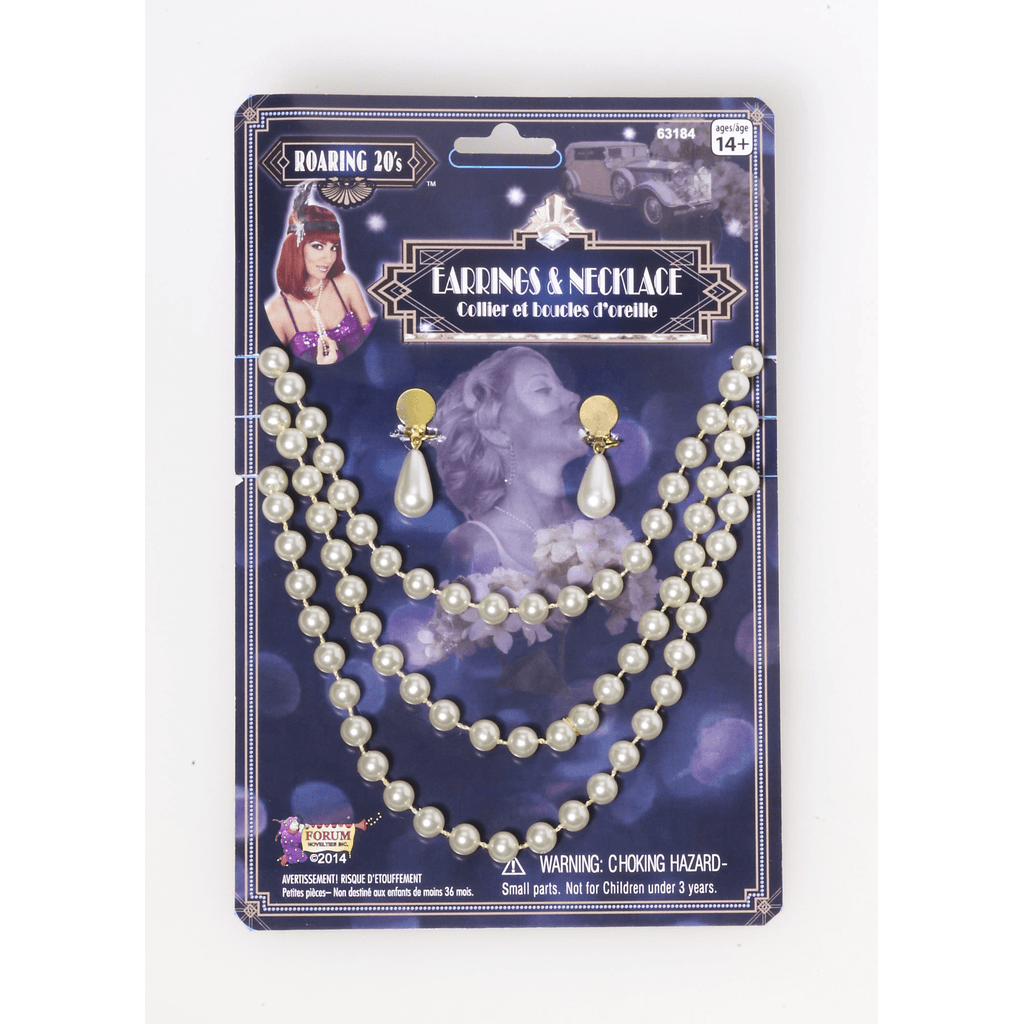 Pearl Teardrop Earring & Necklace Set