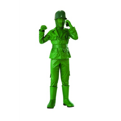 Green Army Boy Action Figure Child’s Costume
