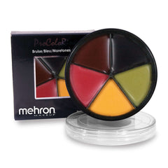 Mehron ProColoRing Cream Bruise Makeup Cream Wheel