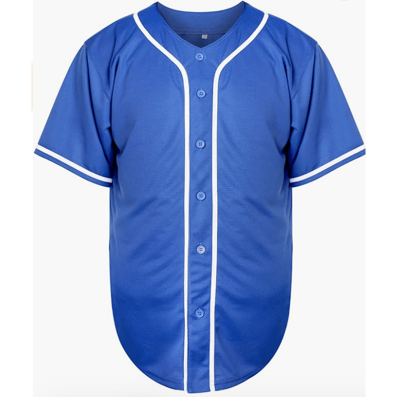 Blue Baseball Jersey