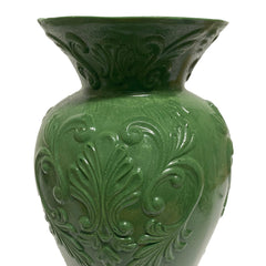 SMASHProps Breakaway Large Georgian Vase 7.5 Inch - DARK GREEN opaque - Dark Green Opaque