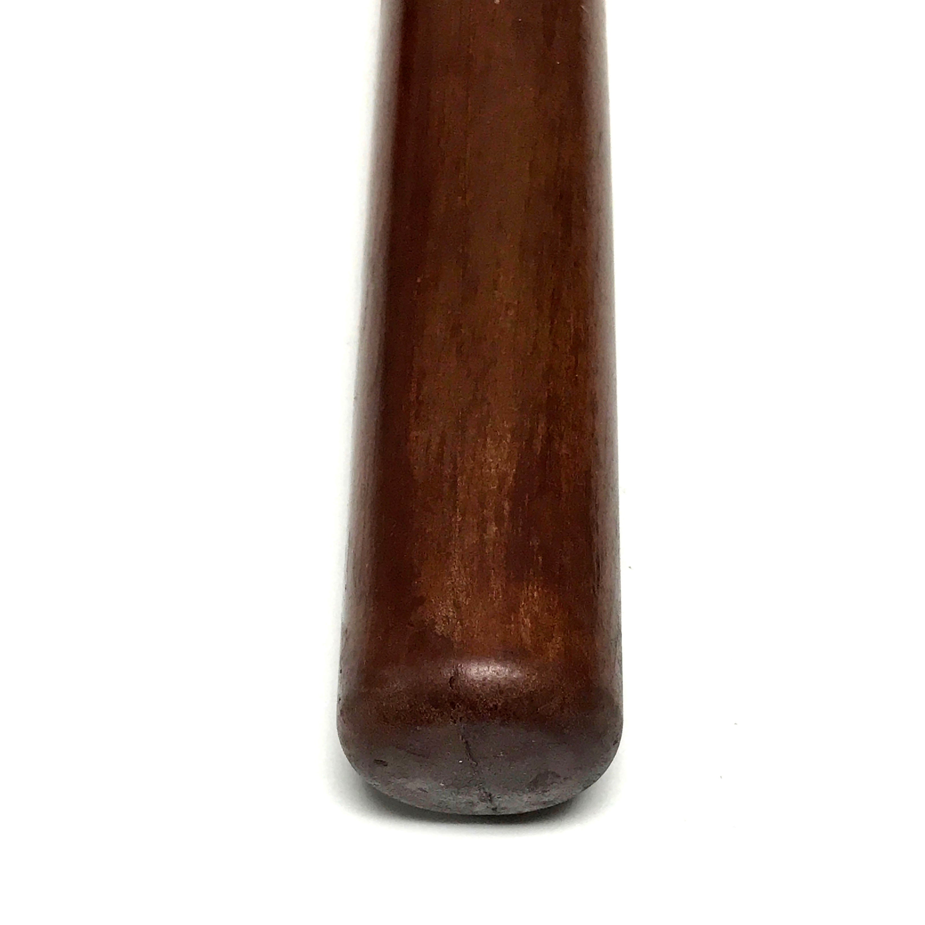 Baseball Bat Flexible Foam Rubber Prop with Fiberglass Core - DARK WOOD GRAIN - Dark Wood Grain