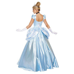 Stroke of Midnight Maiden Cinderella Blue Ball Gown Dress Adult Costume