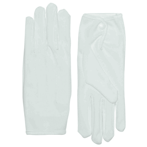 White Parade Snap Gloves – AbracadabraNYC