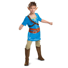 Classic The Legend Of Zelda Link BOTW Kids Costume