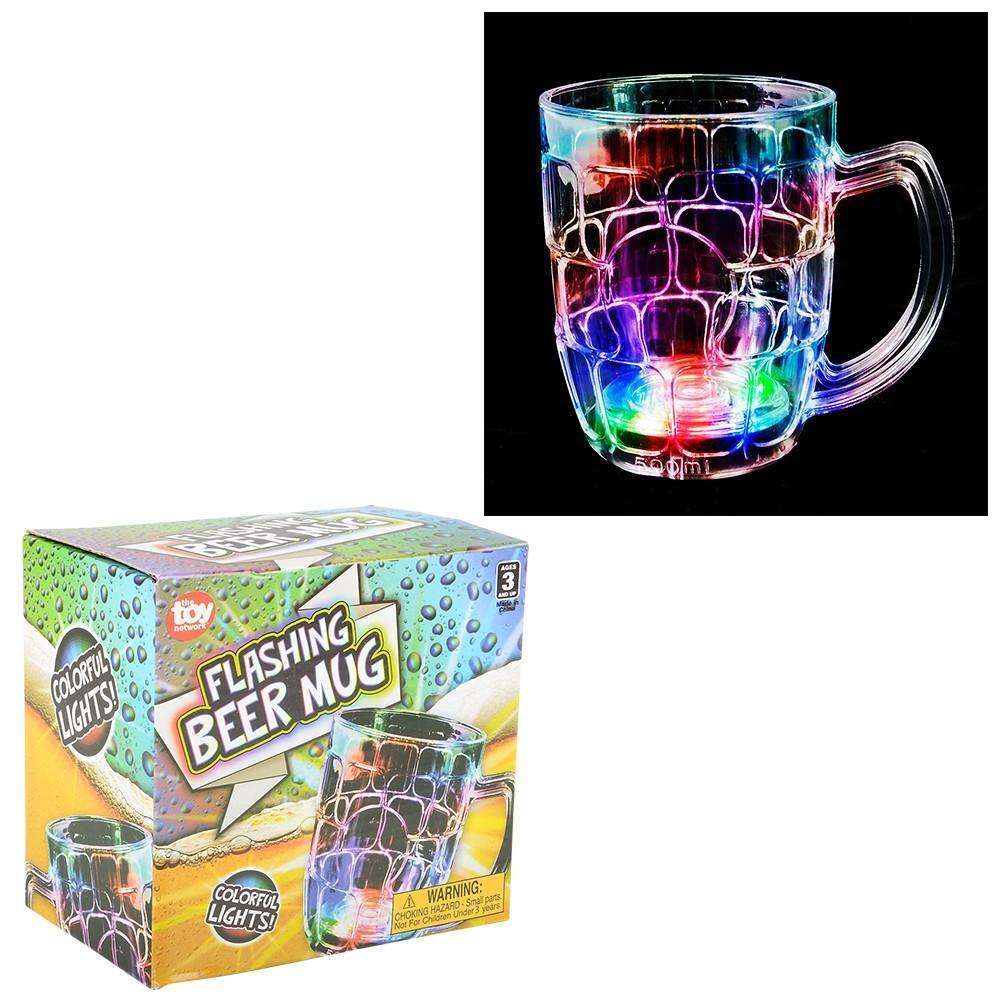 16oz Multi Color Flashing Beer Mug