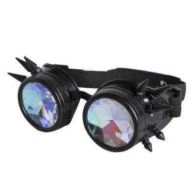 Spkicky Goggles Spiky Steampunk Kaleidoscope Goggles – AbracadabraNYC