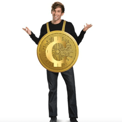 Crypto Currency Coin Unisex Adult Costume