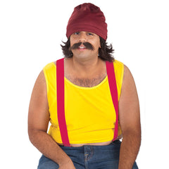 Cheech Martin Accessory Kit w/ Wig, Hat, and Moustache