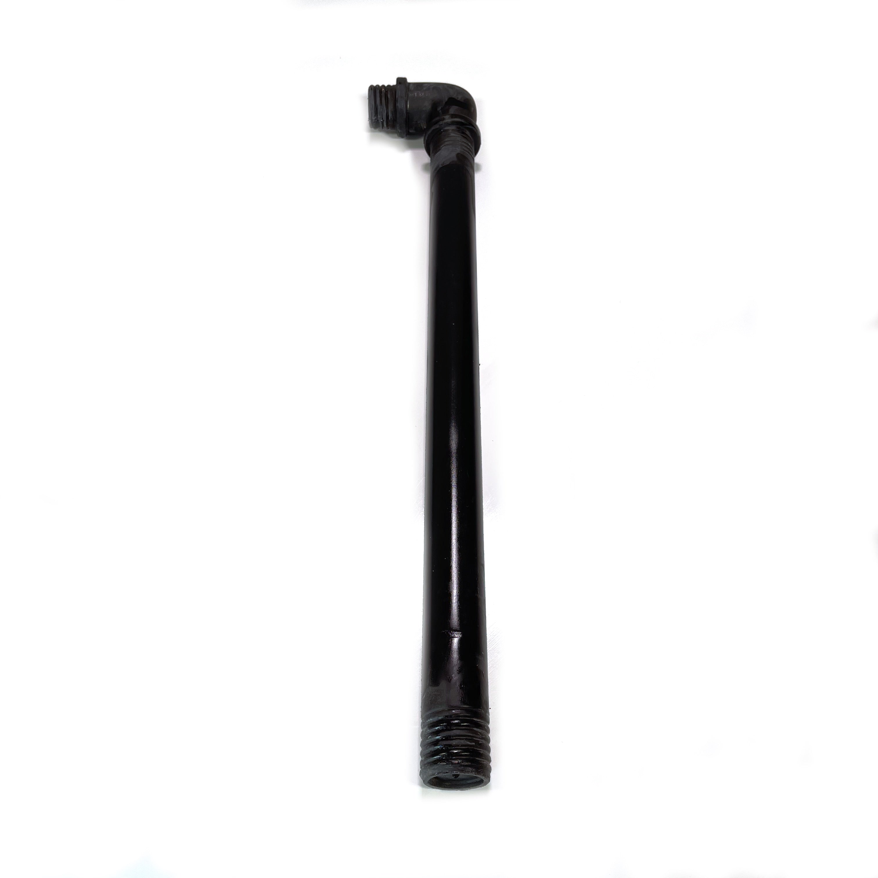28 Inch Length Foam Rubber Lead Pipe with 90 degree Elbow - Black