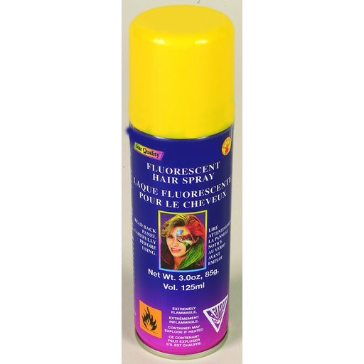 3.0 ounce Washable Flourescent Colored Hair Spray