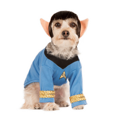 Star Trek Spock Pet Costume w/ Pet Wig