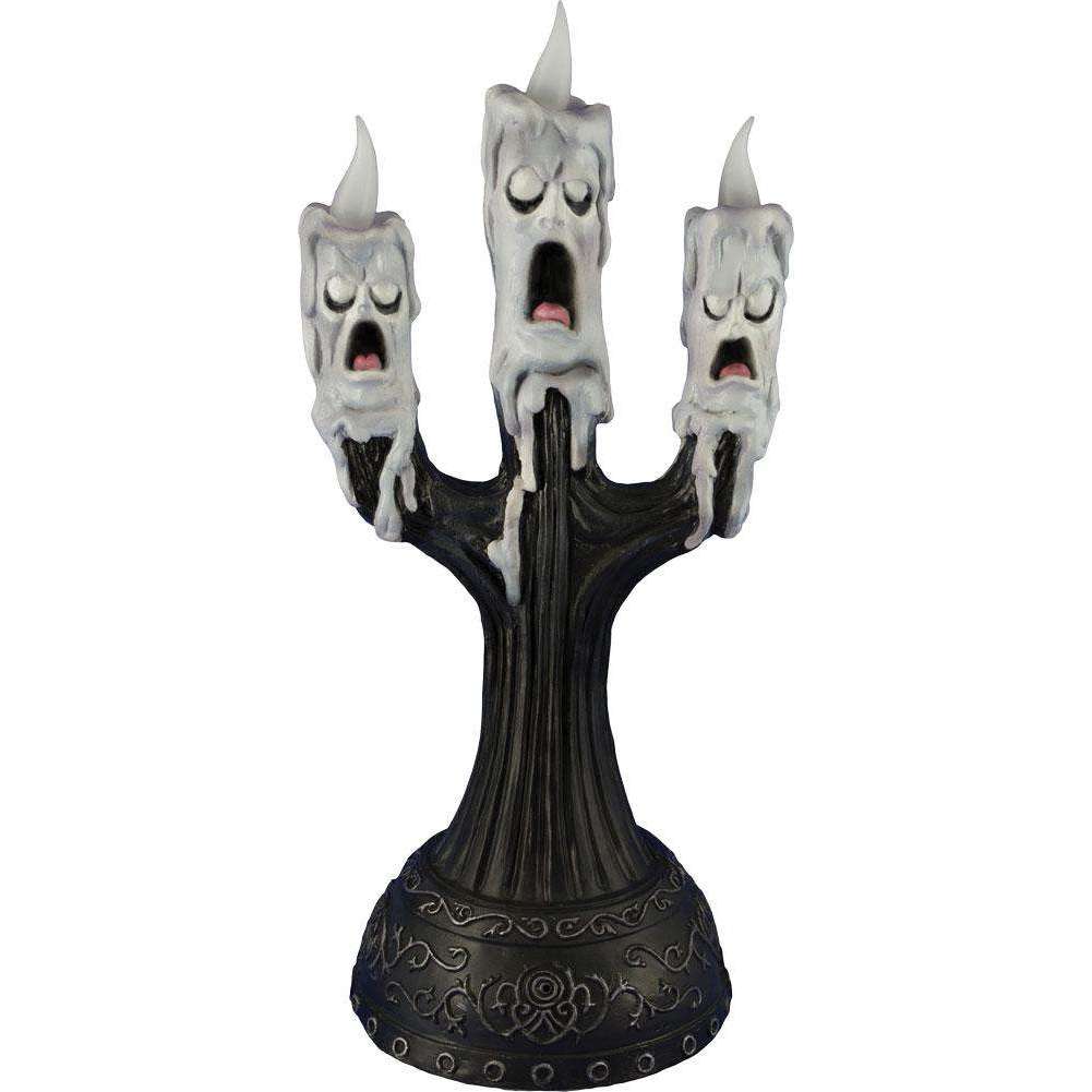 Ghost Candle w/ Faces