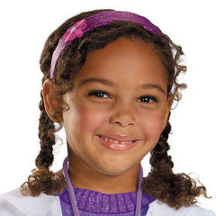 Deluxe Doc McStuffins Kids Costume with Headband and Toy Stethoscope