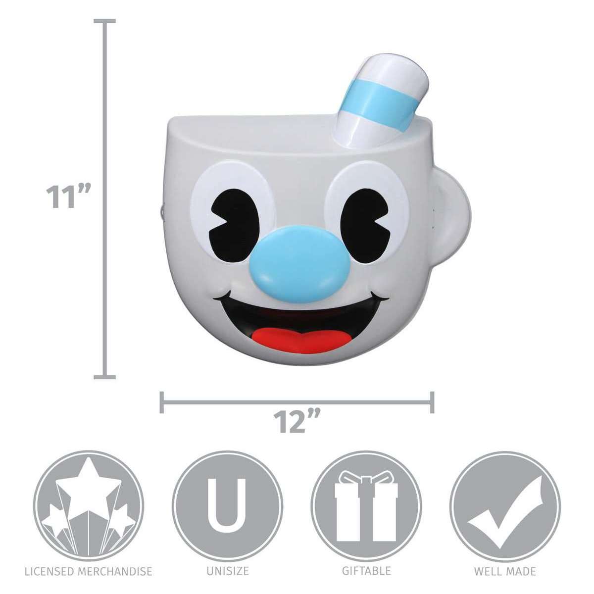 Cuphead King Dice Costume Vacuform Mask for Adults and Kids :  Clothing, Shoes & Jewelry