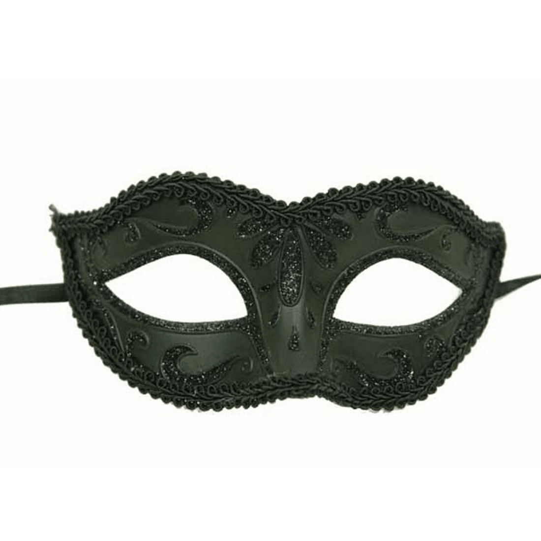 Small Black Venetian Mask