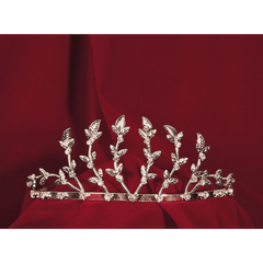 Gold Tiara with Leaves
