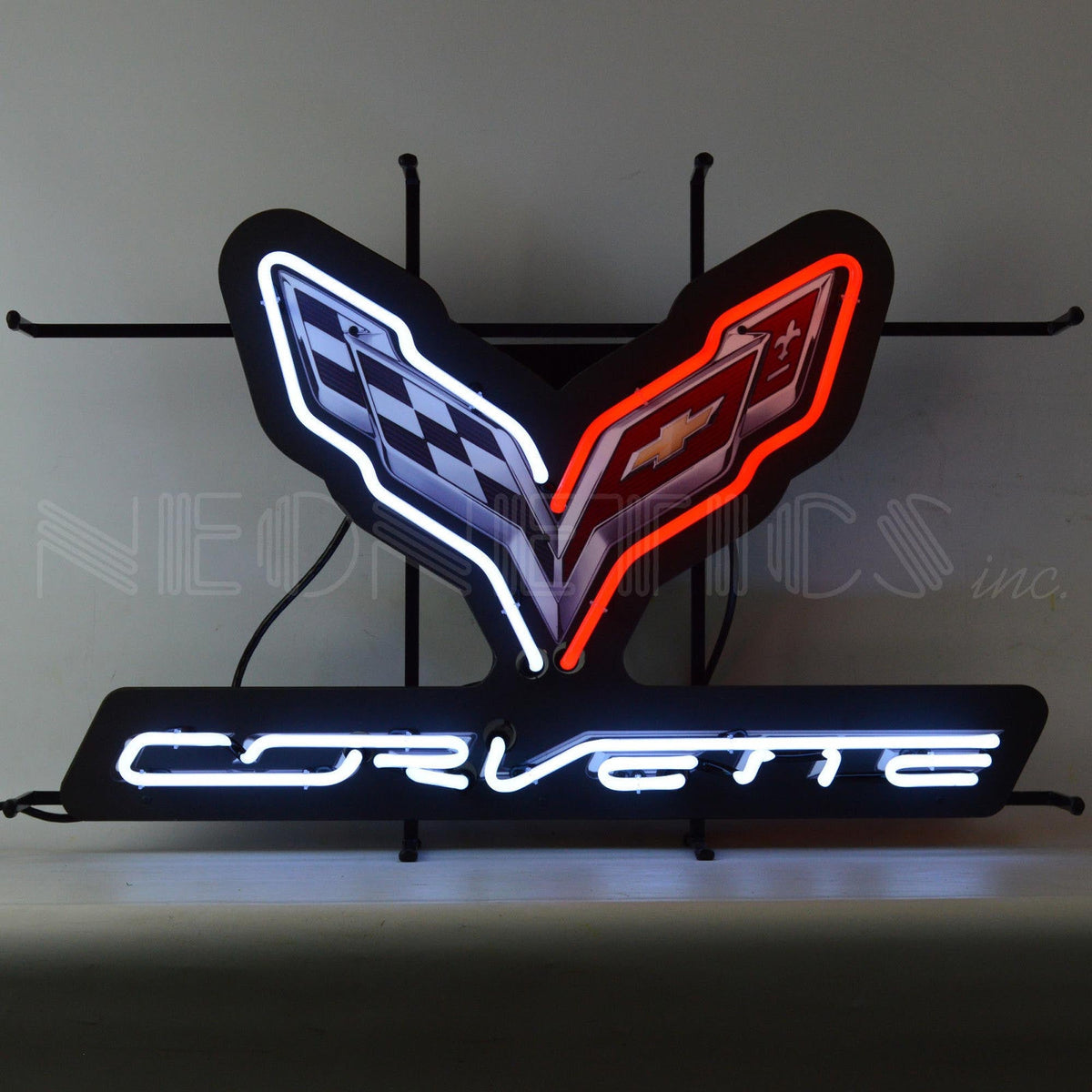 Corvette C7 Neon Sign With Backing