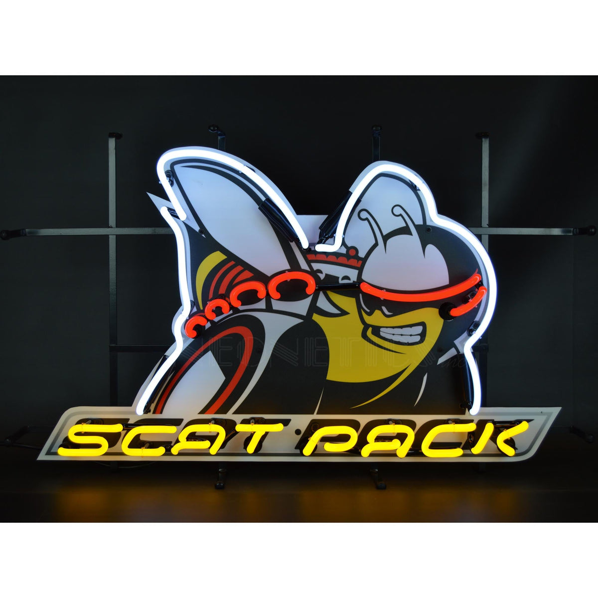 Dodge Scat Pack Neon Sign With Backing