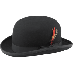 Black Classic Derby Hat