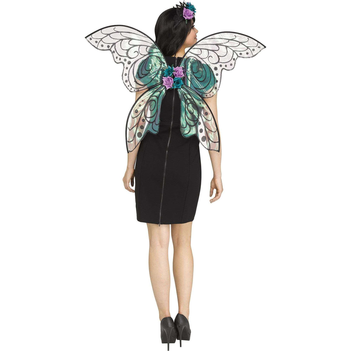Fantasy Fairy with Flower Center Sparkle Wings