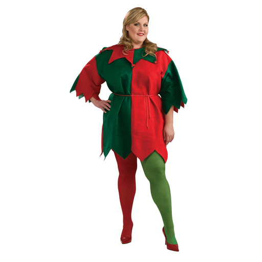 Christmas Elf Plus Size Tights