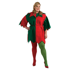 Christmas Elf Plus Size Tights