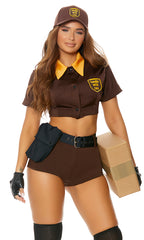 Precious Cargo Sexy Postal Delivery Adult Costume
