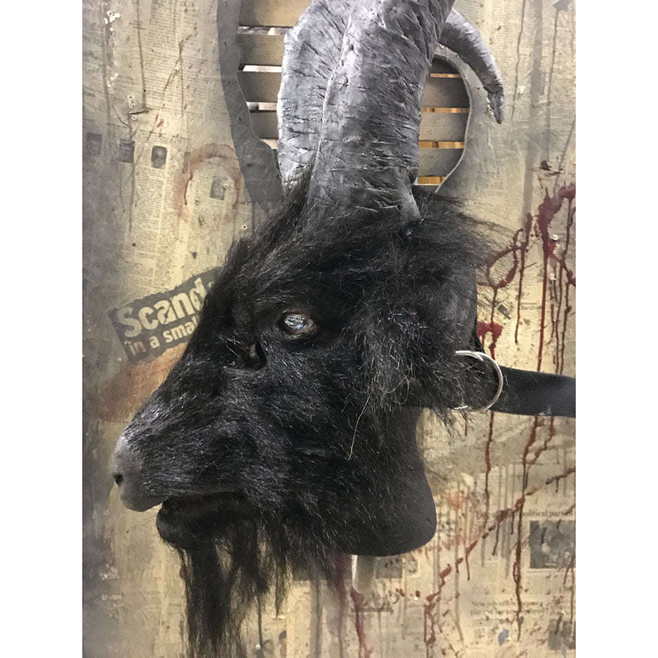 Delicious Goat Head Mask w/ Working Jaw AbracadabraNYC